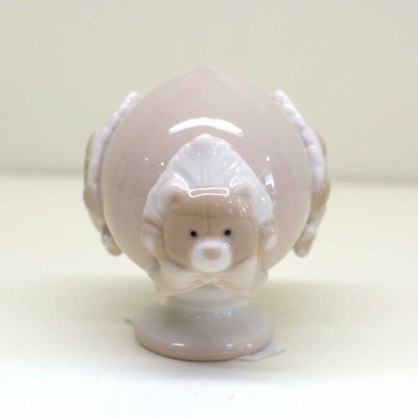 Bomboniera Pumo Baby orsetto tortora in porcellana