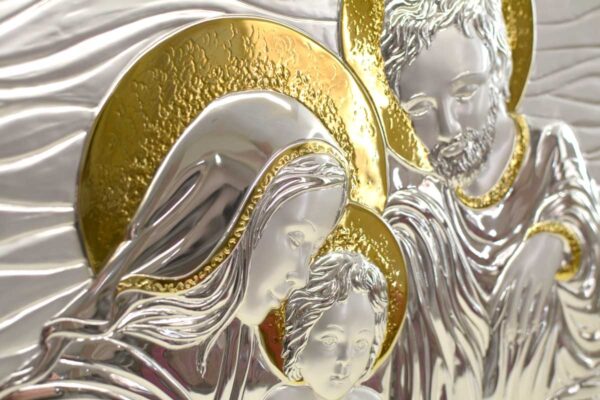 Capezzale Sacra Famiglia decoro oro