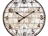 Orologio da parete Lowell mappamondo