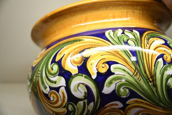 Portapiante in ceramica di Caltagirone