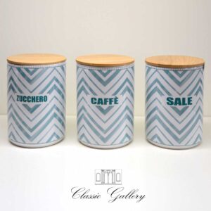 Set 3 Barattoli Sale - Zucchero - Caffe’ Collezione Tropea