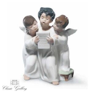 Figurina “Coro Di Angeli” in porcellana lucida