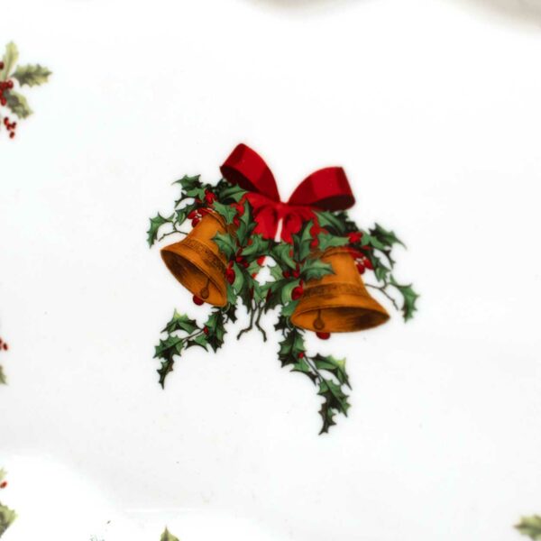 Centro Tavola Rettangolare smerlato “Christmas Carol”