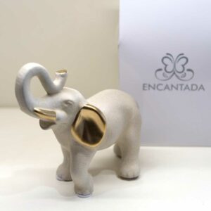 Elefante Color Avorio e Oro