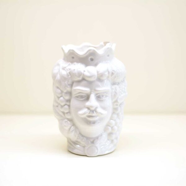 Testa di moro bifaccia in ceramica