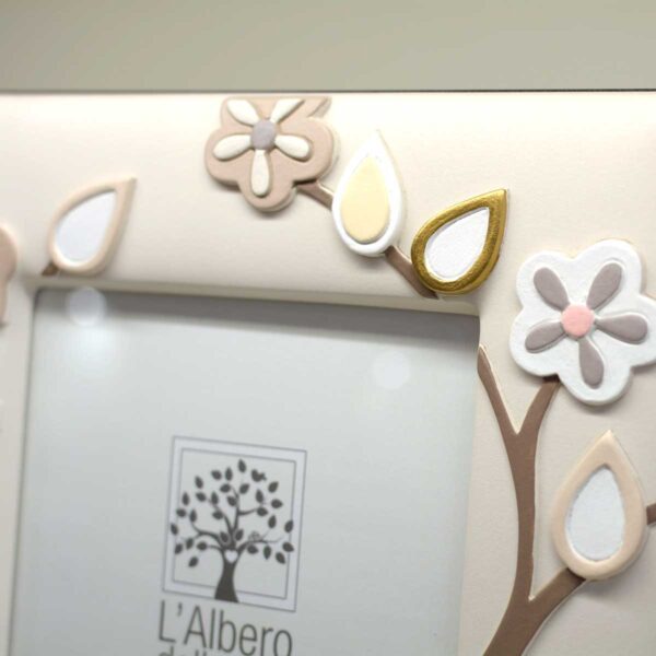 Cornice portafoto rettangolare albero della vita oro