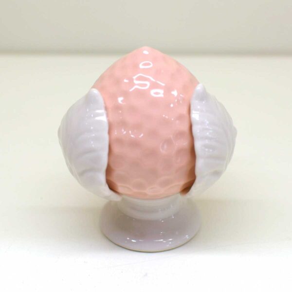 Bomboniera Pumo Martellato Rosa in porcellana