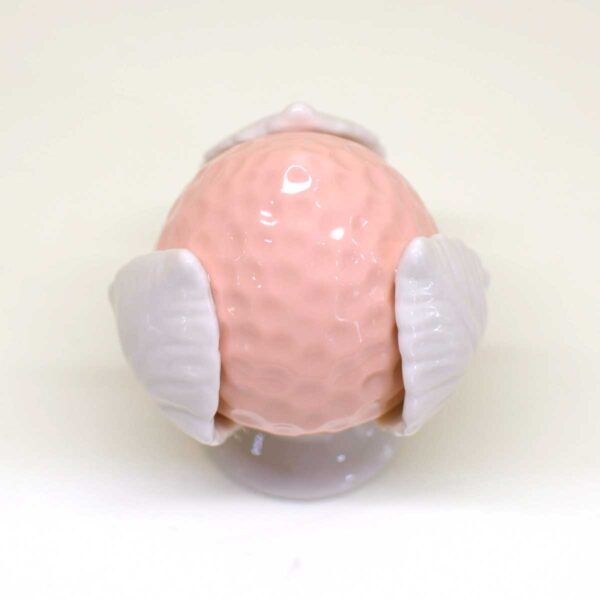 Bomboniera Pumo Martellato Rosa in porcellana
