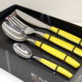 Servizio di posate 24 pezzi P13CR GIALLO