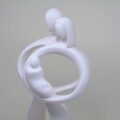 Figura Family ME599 stilizzata bianco matt