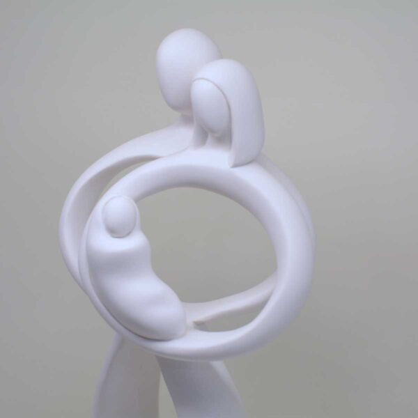 Figura Family ME599 stilizzata bianco matt