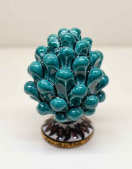 Pigna in ceramica di Caltagirone altezza 12cm