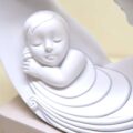 Sacra Famiglia Con Base Tortora