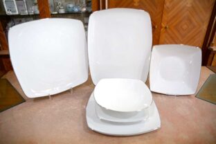 Servizio Di Piatti 39 pezzi Filo Platino