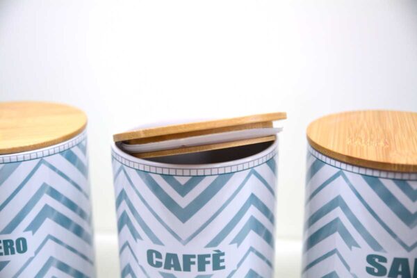 Set 3 Barattoli Sale - Zucchero - Caffe’ Collezione Tropea