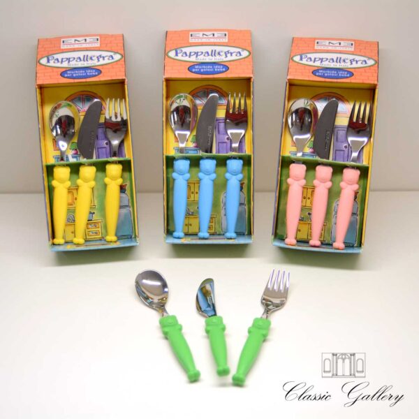 Set 3 Pezzi Posatine Bimbo decoro orsetto