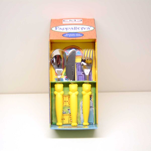 Set 3 Pezzi Posatine Bimbo decoro orsetto
