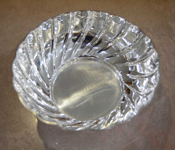 Centrotavola Rotondo Torchon "Moderna" Silver Plated Centrotavola Rotondo Torchon "Moderna" Silver Plated