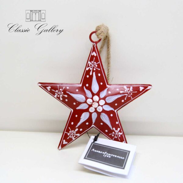 Stella Da Appendere 12 cm Christmas Tin Tin