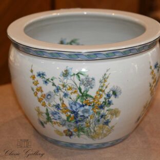 Portapiante Decoro “Blue Flower”