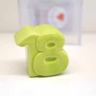 Numero 18 Con Magnete e Luce al Led in Astuccio
