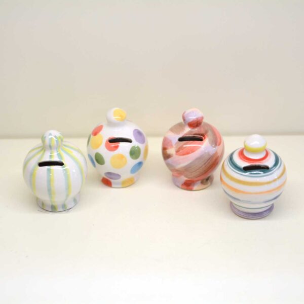 Mini Salvadanaio Multicolor in 6 colori assortiti