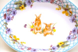 Ciotola Ovale Spring Easter