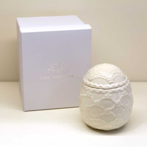 Scatola Uovo Ivory
