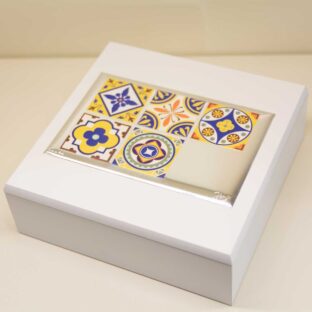 Scatola Con Placca Decorata