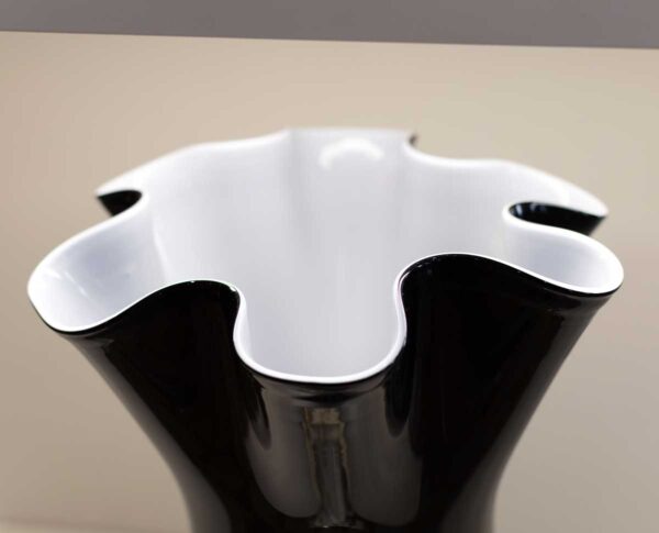 Vaso Portafiori Nero Bizarre H39