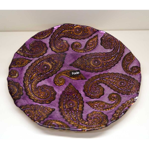 Vassoio Rotondo / Piatto Dolci“ Kashmir Purple” Vassoio Rotondo / Piatto Dolci“ Kashmir Purple”