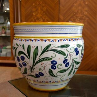 Portapiante - Cachepot decoro olive