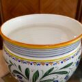 Portapiante - Cachepot decoro olive