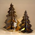 Albero Pino Traforato Con Luce Al Led