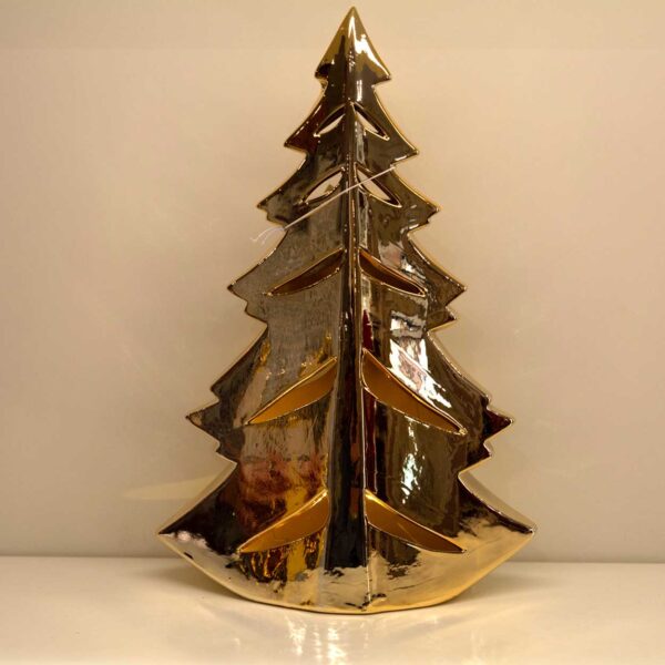 Albero Pino Traforato Con Luce Al Led