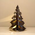 Albero Pino Traforato Con Luce Al Led