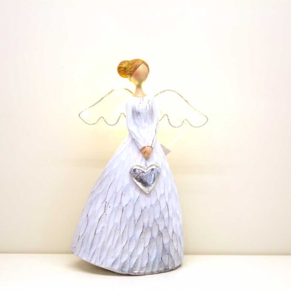 Angelo Con Luce Al Led