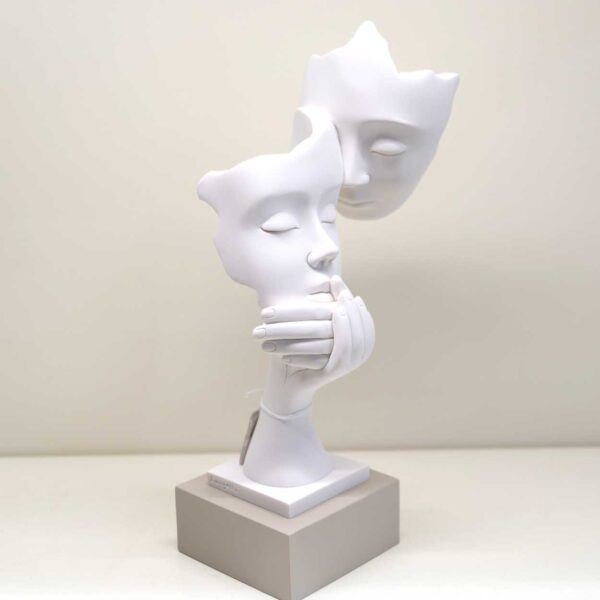 Scultura Face Coppia Scultura Face Coppia