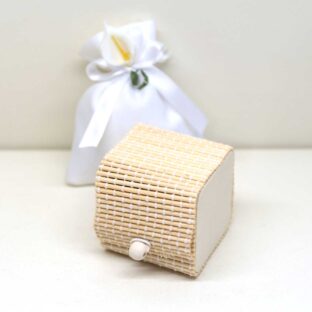 Scatola Bambù Con Miele con confezione