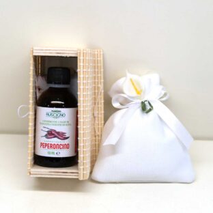 Scatola Bambù Con 1 Olio compresa confezione