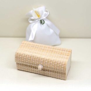 Scatola Bambù Con 1 Olio compresa confezione