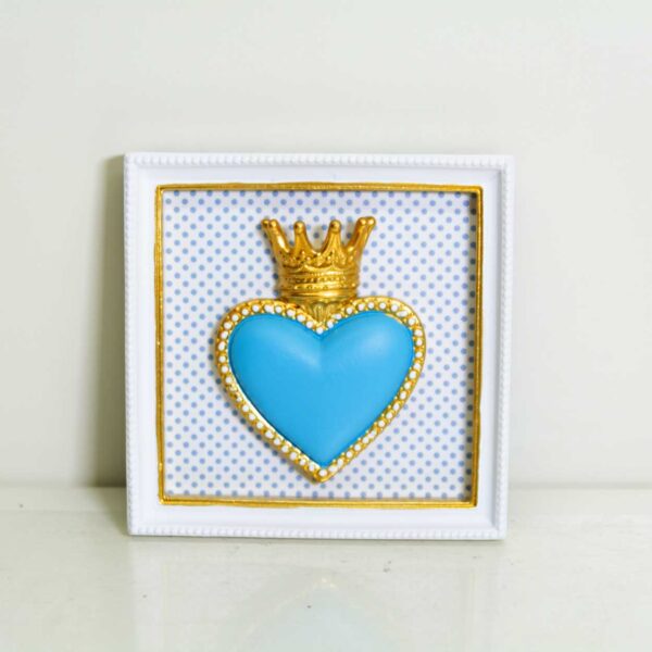 Quadretto Cuore Azzurro – Cuore Rosa