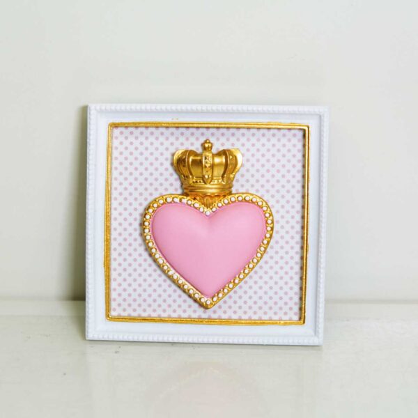 Quadretto Cuore Azzurro – Cuore Rosa