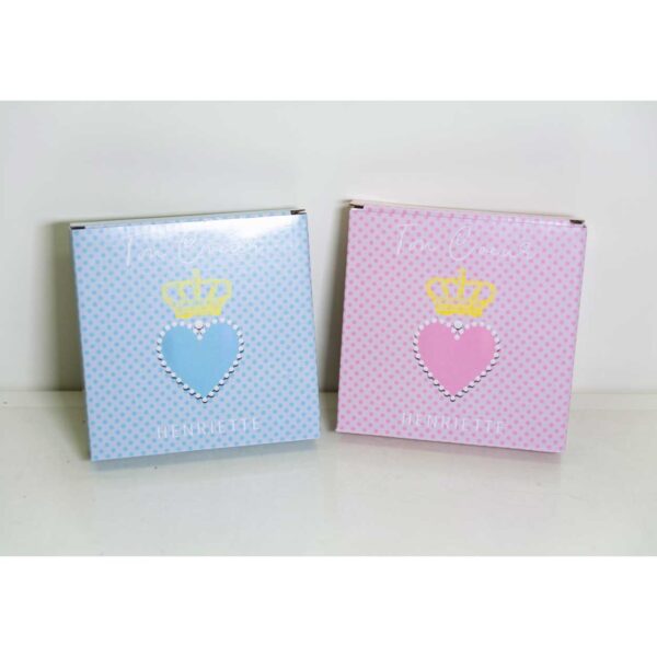 Quadretto Cuore Azzurro – Cuore Rosa