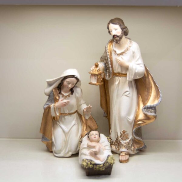 Sacra Famiglia 3 pezzi Oro Sacra Famiglia 3 pezzi Oro
