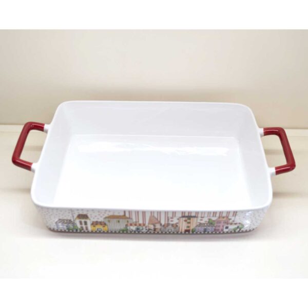 Pirofila Forno Rettangolare Paese Mio Rosso