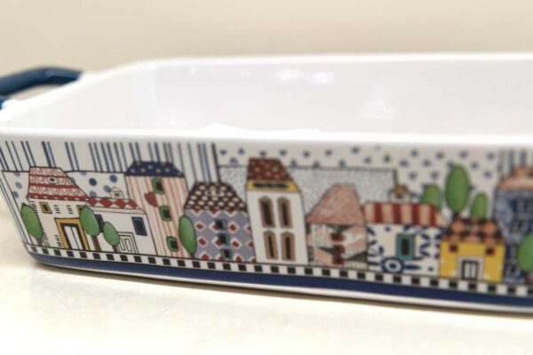 Pirofila Forno Rettangolare Paese Mio Blu Pirofila Forno Rettangolare Paese Mio Blu