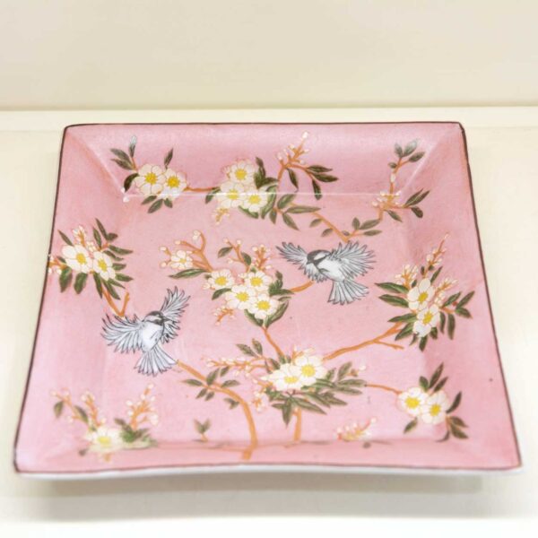 Svuotatasche Quadrato "Pink Garden"