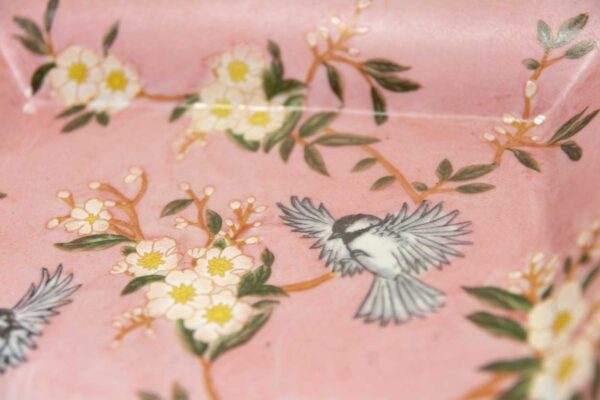 Svuotatasche Quadrato "Pink Garden"