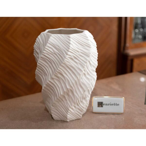 Vaso Portafiori Bianco "Onde" Vaso Portafiori Bianco "Onde"